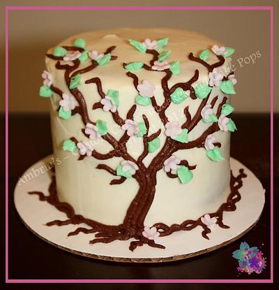 Apple Blossoms - Cake by Ambria's