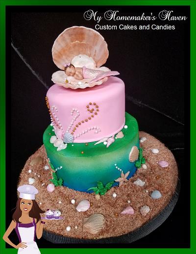 Merbaby Shower Cake - Cake by Janis