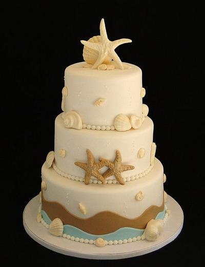 Beach Themed Cake - Cake by Elisa Colon