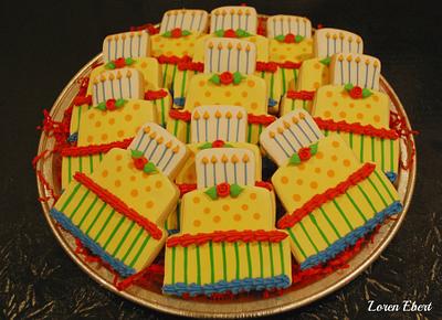 Birthday Cake Cookies! - Cake by Loren Ebert
