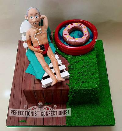 Sunbathin' - Birthday Cake - Cake by Niamh Geraghty, Perfectionist Confectionist