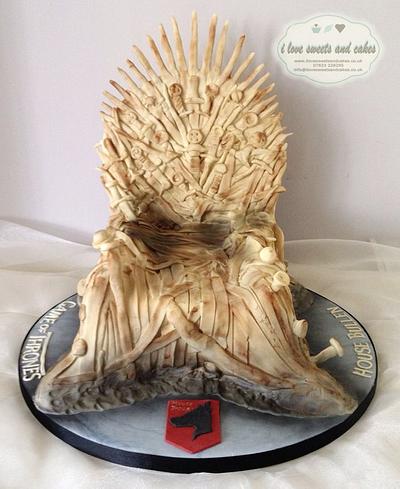 Game of Thrones - House Bullen  - Cake by Vicki Graham