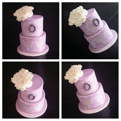 Vintage lavender  - Cake by Mmmm cakes and cupcakes