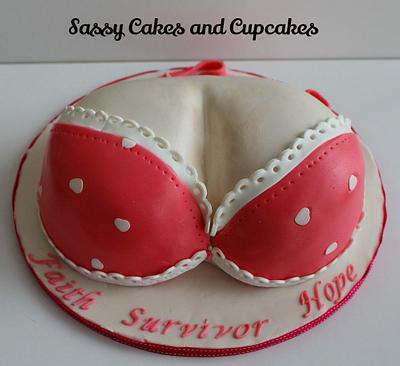 Pink Bikini for Breast Cancer Awareness - Cake by Sassy Cakes and Cupcakes (Anna)
