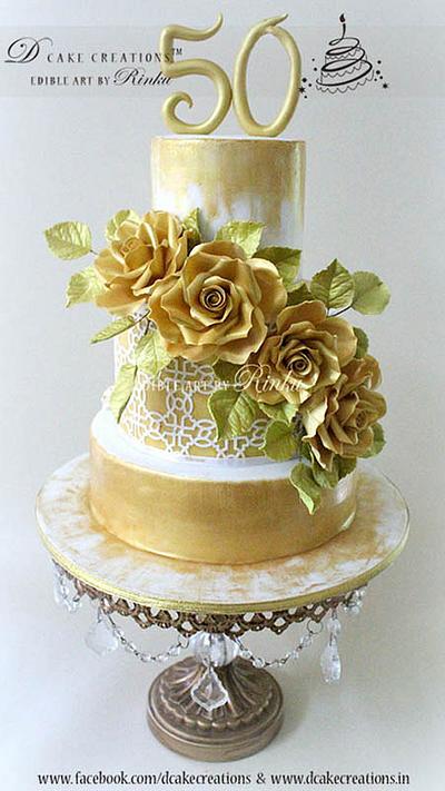 All the Gold! - Cake by D Cake Creations®