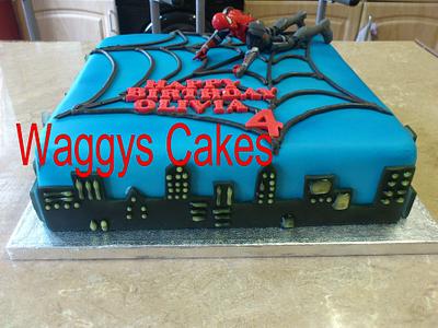 Spider man Spider man, does what ever a spider can - Cake by Deborah Wagstaff