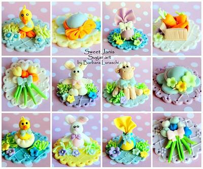 Easter Cupcakes Toppers - Cake by Sweet Janis