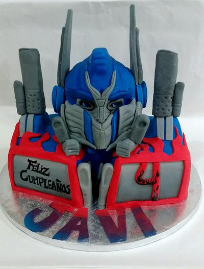 Cake Optimus Prime - Cake by Carmen Mosa