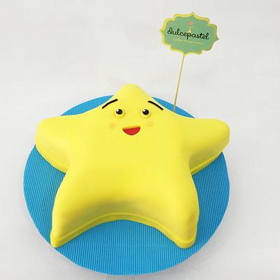 Twinkle Little Star Cake - Torta Estrella - Cake by Dulcepastel.com