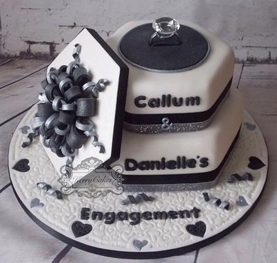 Engagement - Cake by kerrycakesnewcastle