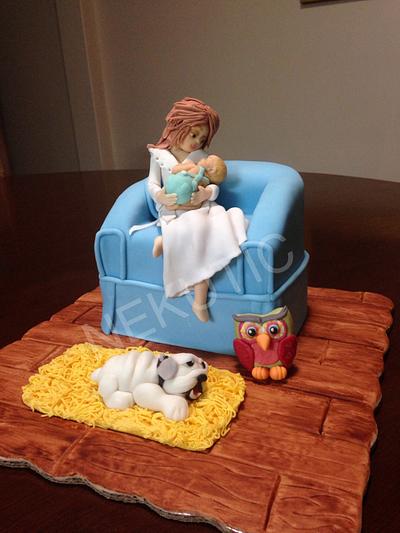 Mother and baby - Cake by Ana Laura Ganem