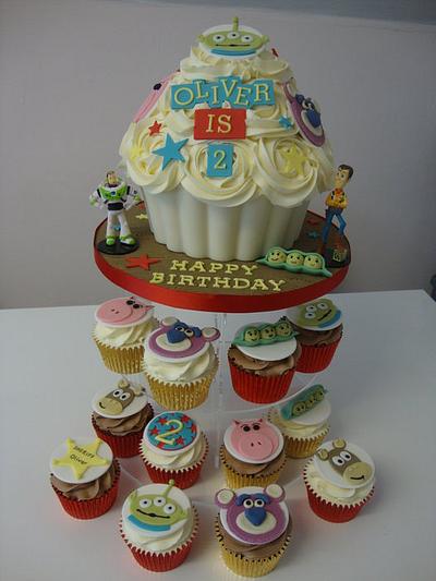 Toy Story Cake and Cupcakes - Cake by Sam's Cupcakes