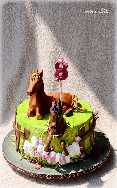 About horses.... - Cake by Maria Schick