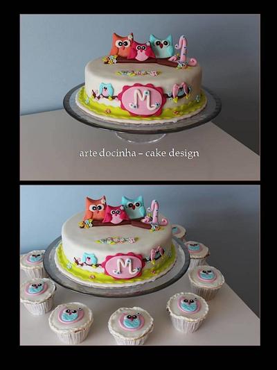 Bolo coruja. - Cake by Arte docinha - cake design 