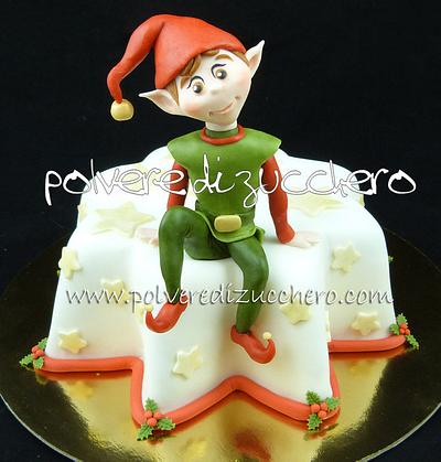 Pandoro with elf and tutorials - Cake by Paola