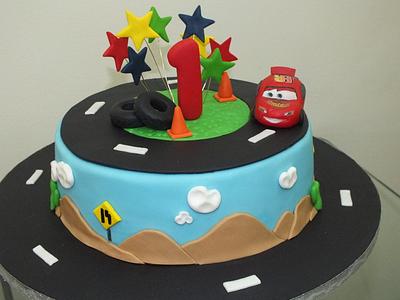 Cars-themed Cake - Cake by Valory