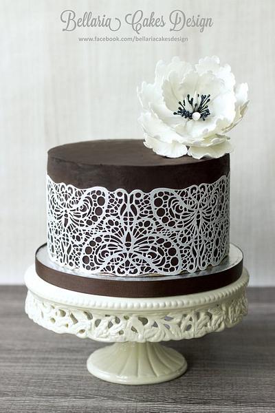 Just ganache... - Cake by Bellaria Cake Design 