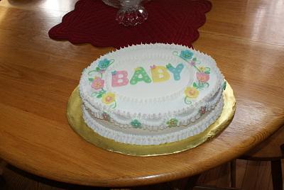 Baby Shower Cake - Cake by Laurie