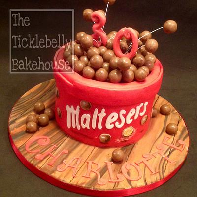 Maltesers tub cake - Cake by Suzanne Owen