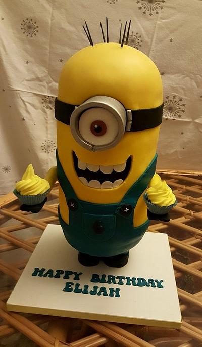 Minion with Cupcakes - Cake by Noel Arcana