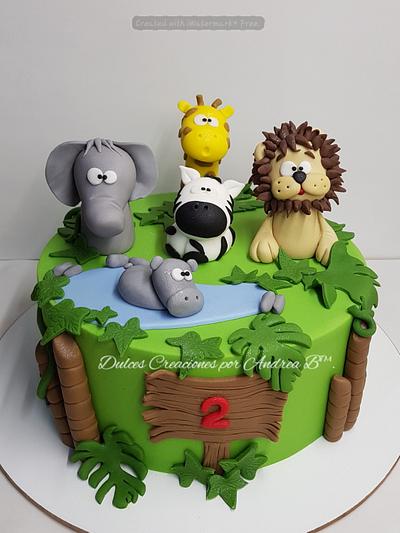 Animalitos de la selva!!! - Cake by Andrea Bertini