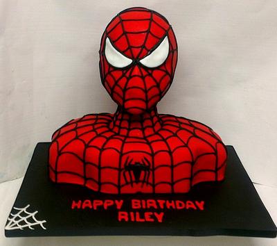 spiderman - Cake by amy
