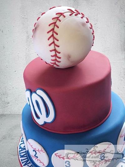 Baseball - Cake by Lulus Cake Art