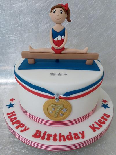 Gymnastics Cake - Cake by Deborah