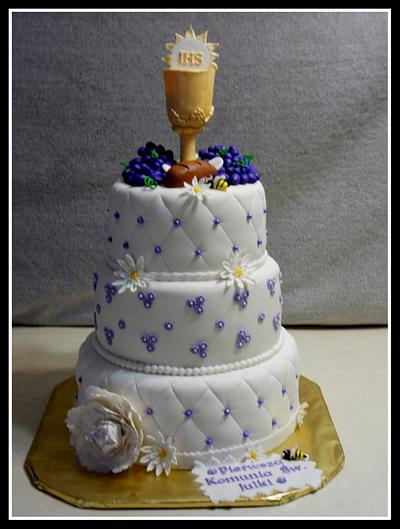 First communion cake - Cake by Jolka81