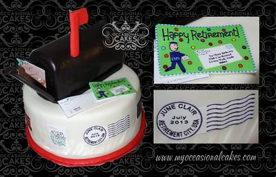 USPS Retirement Cake - Cake by Occasional Cakes