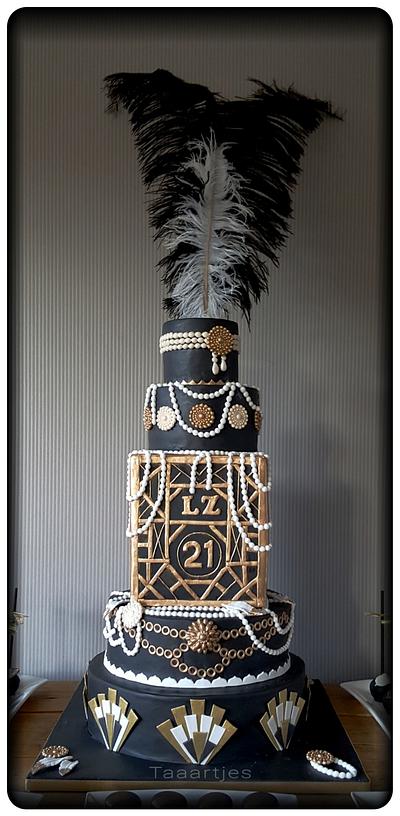 The Great Gatsby cake  - Cake by Taaartjes