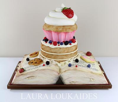 Bursting Recipe Book - Cake by Laura Loukaides