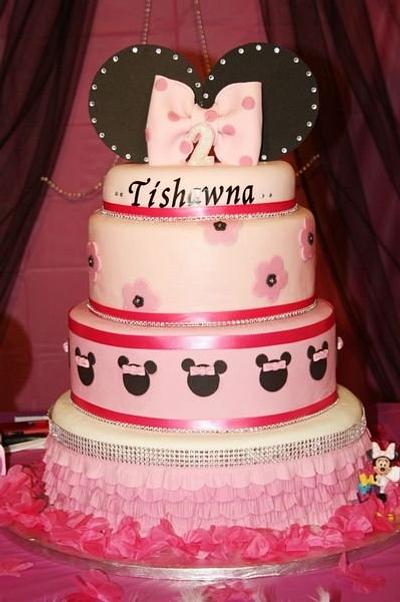 Mini-mouse and Tiara Cakes - Cake by ShawnaCakz