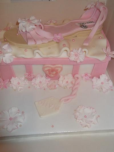 Jimmy Choo Sandal cake  - Cake by Tracey