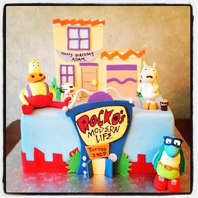 Rocko's Birthday Cake for Adam - Cake by Premier Pastry