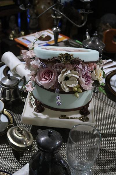 Mother's Day Cake - Flower Hat Box - Cake by Jackie Florendo