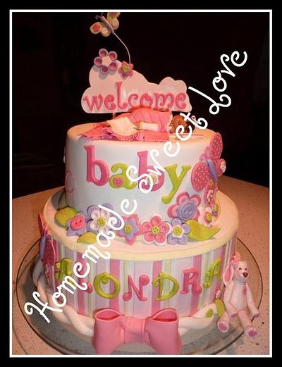 Carter's baby girl theme - Cake by  Brenda Lee Rivera 