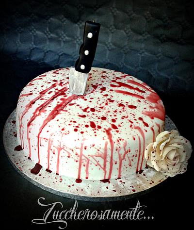 Bloody Halloween cake! - Cake by Silvia Tartari
