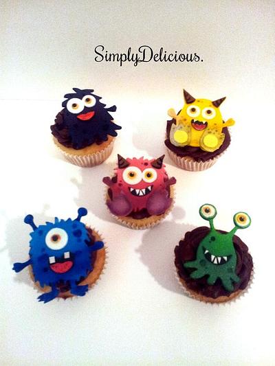 Monsters!! - Cake by Simply Delicious Cakery