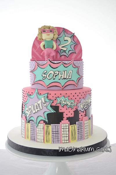 Superhero Sophia - Cake by Imaginarium Cakes