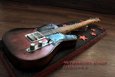 Fender Guitar Telecaster - Cake by Chernakova Yulia