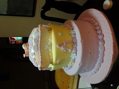 Pillow Top Babyshower Cake - Cake by Rosa