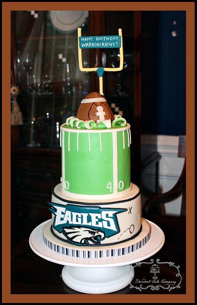 Eagles Football Cake - Cake by Decadentcakecompany