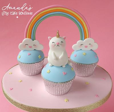Unicat Cupcakes - Cake by Amanda’s Little Cake Boutique