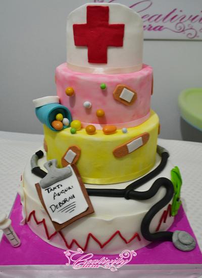 nurse cake - torta infermiera - Cake by Creativity Clara