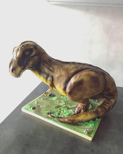 Tyranosaurus rex - Cake by Teewsweet