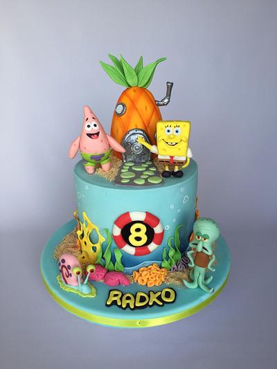 Spongebob birthday cake - Cake by Layla A