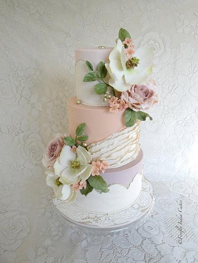 Pearly Pastels  - Cake by Firefly India by Pavani Kaur