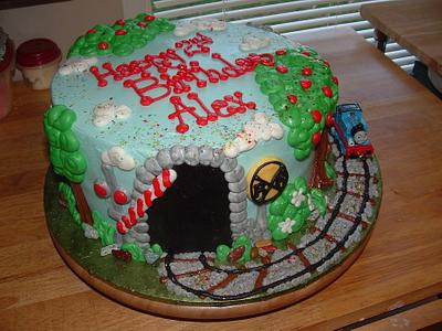 Alex's Train - Cake by Jennifer C.