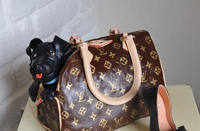 Louis Vuitton Handbag - Cake by Calli Creations